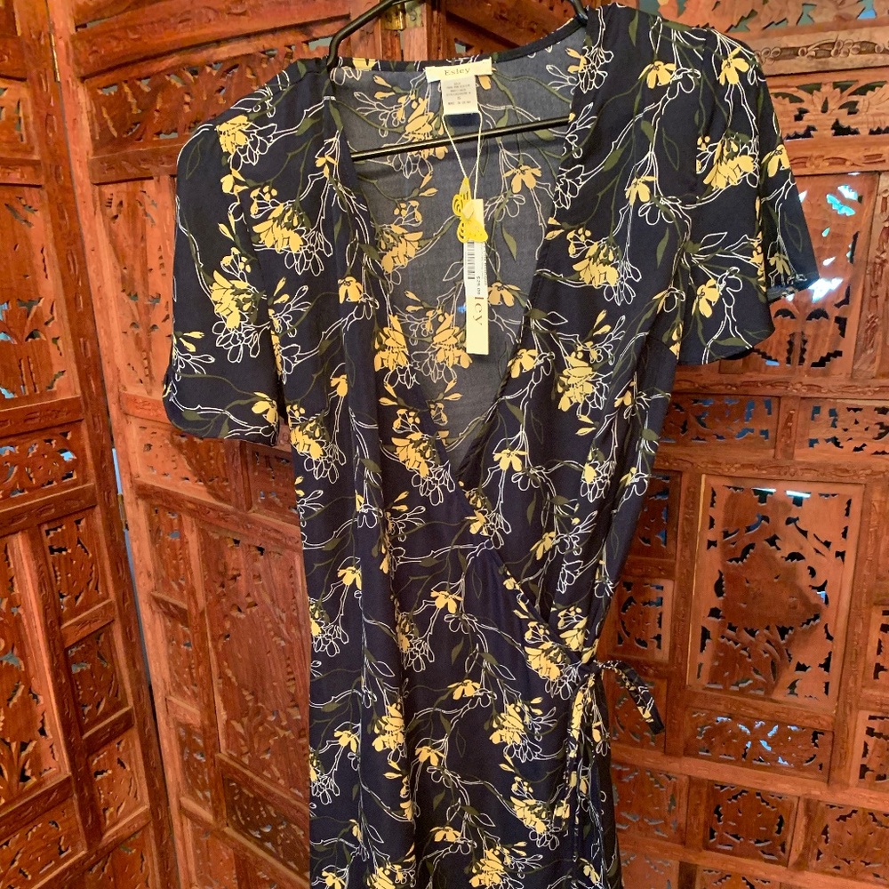 Floral Wrap Dress